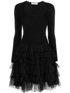 TWINSET robe à jupe en tulle - Noir