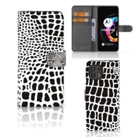 Motorola Edge 20 Lite | Telefoonhoesje | Met pasjeshouder | Slangenprint