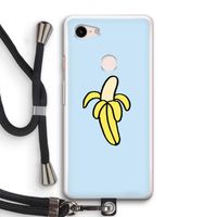 Banana: Pixel 3 Transparant Hoesje met koord