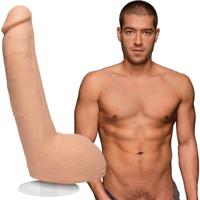 Doc Johnson Xander Corvus - Realistische ULTRASKYN Dildo - 9 / 22 cm - Vanille
