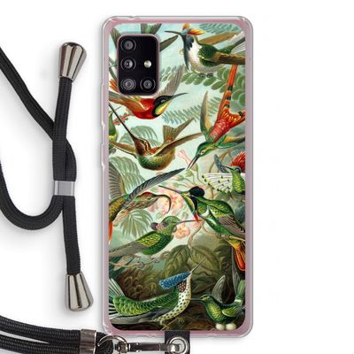 Haeckel Trochilidae: Samsung Galaxy A51 5G Transparant Hoesje met koord
