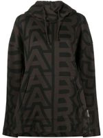 Marc Jacobs hoodie Monogram Oversized à lien de resserrage - Noir