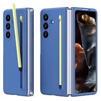 Lunso Samsung Galaxy Z Fold 7 backcover hoes met Stylus & screenprotector - Blauw Lunso Samsung Galaxy Z Fold 7 backcover hoes met Stylus & screenprotector - Blauw