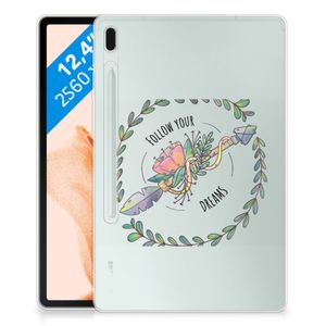 Samsung Galaxy Tab S7FE Tablet Back Cover Boho Dreams