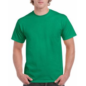 Groene katoenen shirts voor heren 2XL (44/56)  -