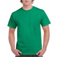 Groene katoenen shirts voor heren 2XL (44/56)  - - thumbnail