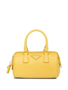 Prada sac seau en cuir à anse dessus - Jaune