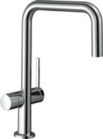 Hansgrohe Talis M54 ééngreeps keukenmengkraan U 220 met stopkraan voor vaatwasser, chroom