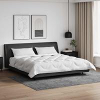 Dekbed met Kussens met kussen 3 pcs Wit Microvezel