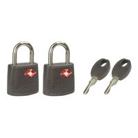 Hangslot Masterlock 2 gelijksluitend ABS cover TSA assorti in willekeurige kleur 30mm - thumbnail