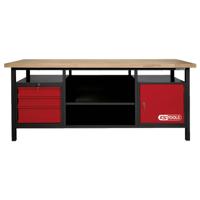 KS Tools 8650201 XXL-werkbank met 3 laden en 1 deur (b x h x d) 2000 x 840 x 680 mm KS Tools 8650201 XXL-werkbank met 3 laden en 1 deur (b x h x d) 2000 x 840 x 680 mm