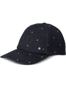 Maison Michel Tiger denim cap - Bleu