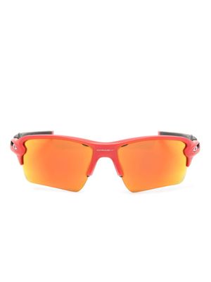Oakley lunettes de soleil géométriques Flax 2.0 - Rouge