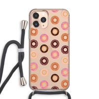 Donuts: iPhone 11 Pro Transparant Hoesje met koord