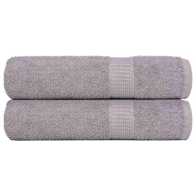 Handdoeken 2 st 50x100 cm 360 g/m 100% katoen grijs