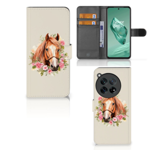 Telefoonhoesje met Pasjes voor OnePlus 12 Paard