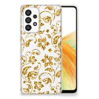 Samsung Galaxy A33 5G | TPU Case | Gouden Bloemen