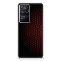 Xiaomi Poco F4 | TPU bumper | Geruit Rood Xiaomi Poco F4 | TPU bumper | Geruit Rood