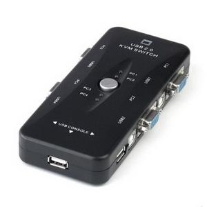 4-poorts KVM-Switch met USB