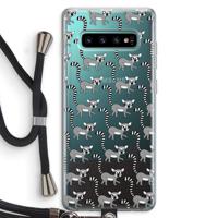 Makis: Samsung Galaxy S10 Plus Transparant Hoesje met koord