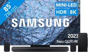 Samsung Neo QLED 8K 85QN900C (2023) + Soundbar