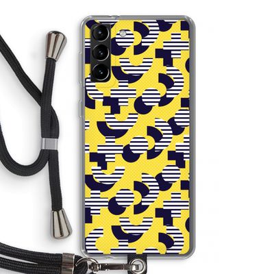 8-bit N°3: Samsung Galaxy S21 Plus Transparant Hoesje met koord