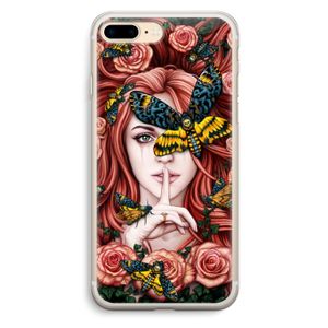 Lady Moth: iPhone 7 Plus Transparant Hoesje