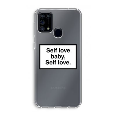 Self love: Samsung Galaxy M31 Transparant Hoesje