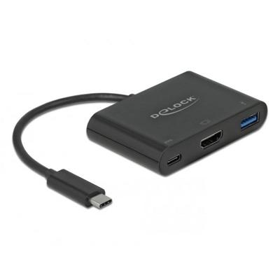 Delock USB 2.0 Adapter [1x USB-C stekker - 1x HDMI-bus, USB-C bus (Power Delivery)] 64091 0.15 m