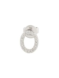 ALINKA 18kt white gold CLOUD diamond stud - Argent