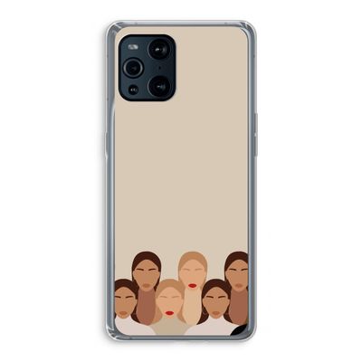 Girls girls girls: Oppo Find X3 Pro Transparant Hoesje