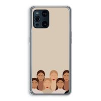Girls girls girls: Oppo Find X3 Pro Transparant Hoesje