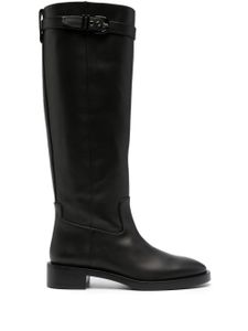 Stuart Weitzman bottes Maverick 45 mm - Noir