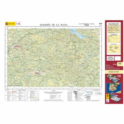 Topografische kaart 919 MT50 Almadén de la Plata | CNIG - Instituto Geográfico Nacional1
