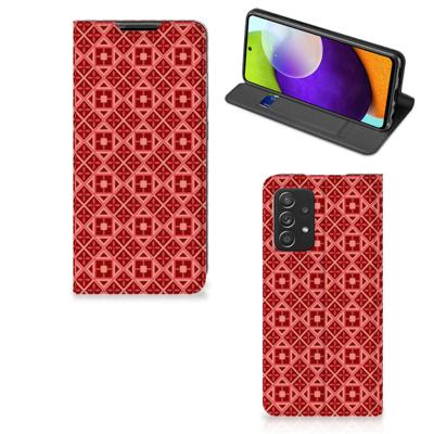 Samsung Galaxy A52 | Hoesje met Magneet | Batik Rood