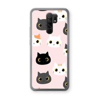 Katten: Xiaomi Redmi 9 Transparant Hoesje