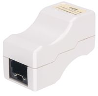 Intellinet Abschließbare Cat6 Inline-Kupplung UTP abschließbar weiß RJ45-inbouwmodule Keystone CAT 3, CAT 4, CAT 5, CAT 5e, CAT 6 - thumbnail