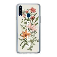 Hello bloemen: Samsung Galaxy A20s Transparant Hoesje