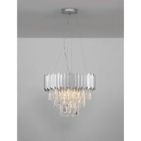 Lyora HanglampMagnolia chroom en kristal Ø 50cm - 9824074