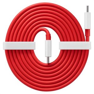 OnePlus Warp Charge USB Type-C Kabel 5481100048 - 1.5m (Geopende verpakking - Bulk) - Rood/Wit