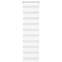 Zebra rolgordijn 40x150 cm stofbreedte 35,9 cm polyester wit