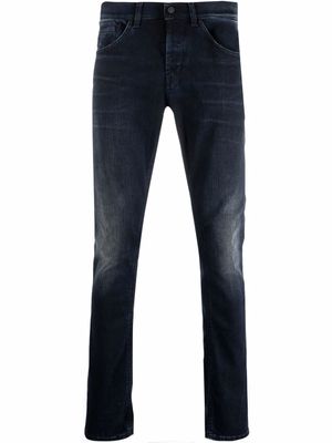 DONDUP jean slim à effet délavé - Bleu