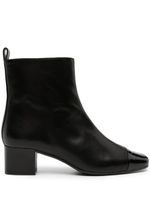 Carel Paris bottines Estime 40 mm en cuir - Noir