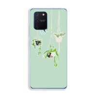 Hang In There: Samsung Galaxy Note 10 Lite Transparant Hoesje