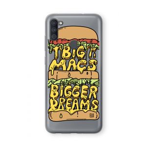 Big Macs Bigger Dreams: Samsung Galaxy A11 Transparant Hoesje
