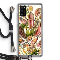 Haeckel Nepenthaceae: Samsung Galaxy A41 Transparant Hoesje met koord