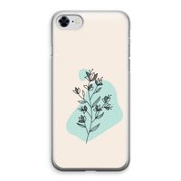 Violets are blue: iPhone 8 Transparant Hoesje