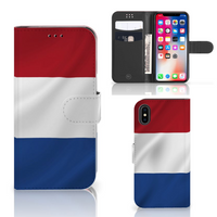 Apple iPhone X | Xs Bookstyle Case Nederlandse Vlag