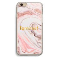 Feminist: iPhone 6 / 6S Transparant Hoesje