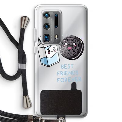Best Friend Forever: Huawei P40 Pro Plus Transparant Hoesje met koord